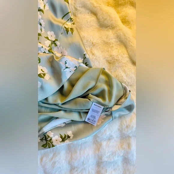 Reformation Green Floral Maxi Dress - Picture 16 of 16